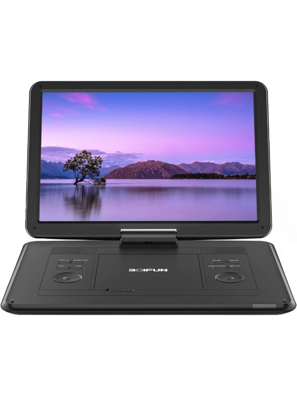 17.5” Portable DVD Player - 15.6” HD Screen, Compact & Lightweight for Travel